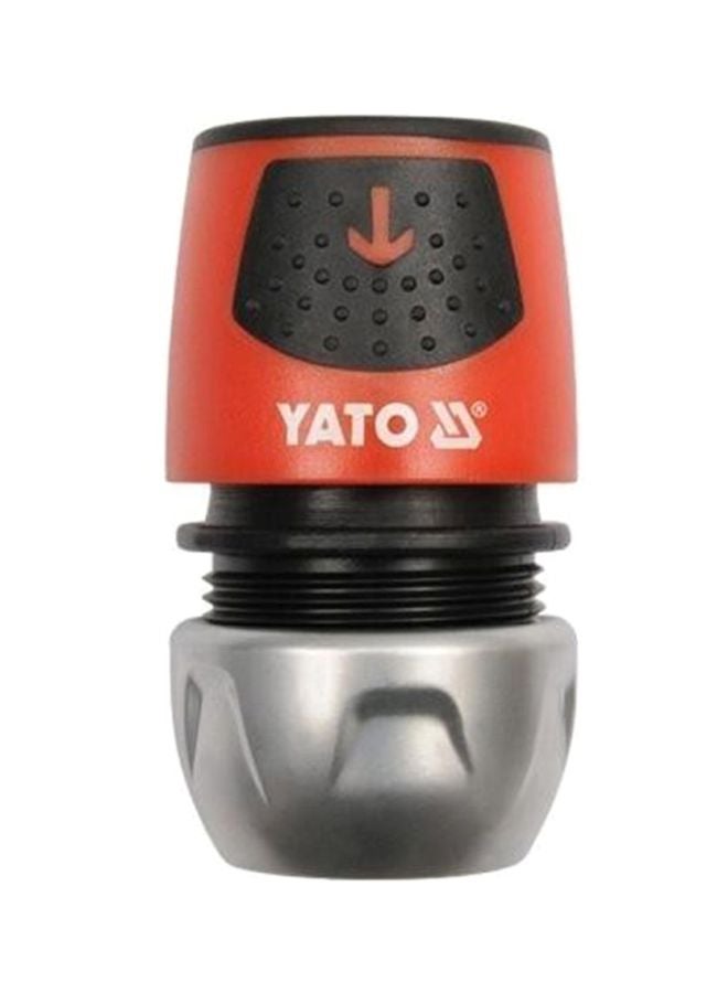 Universal Hose Connector Black/Silver/Red